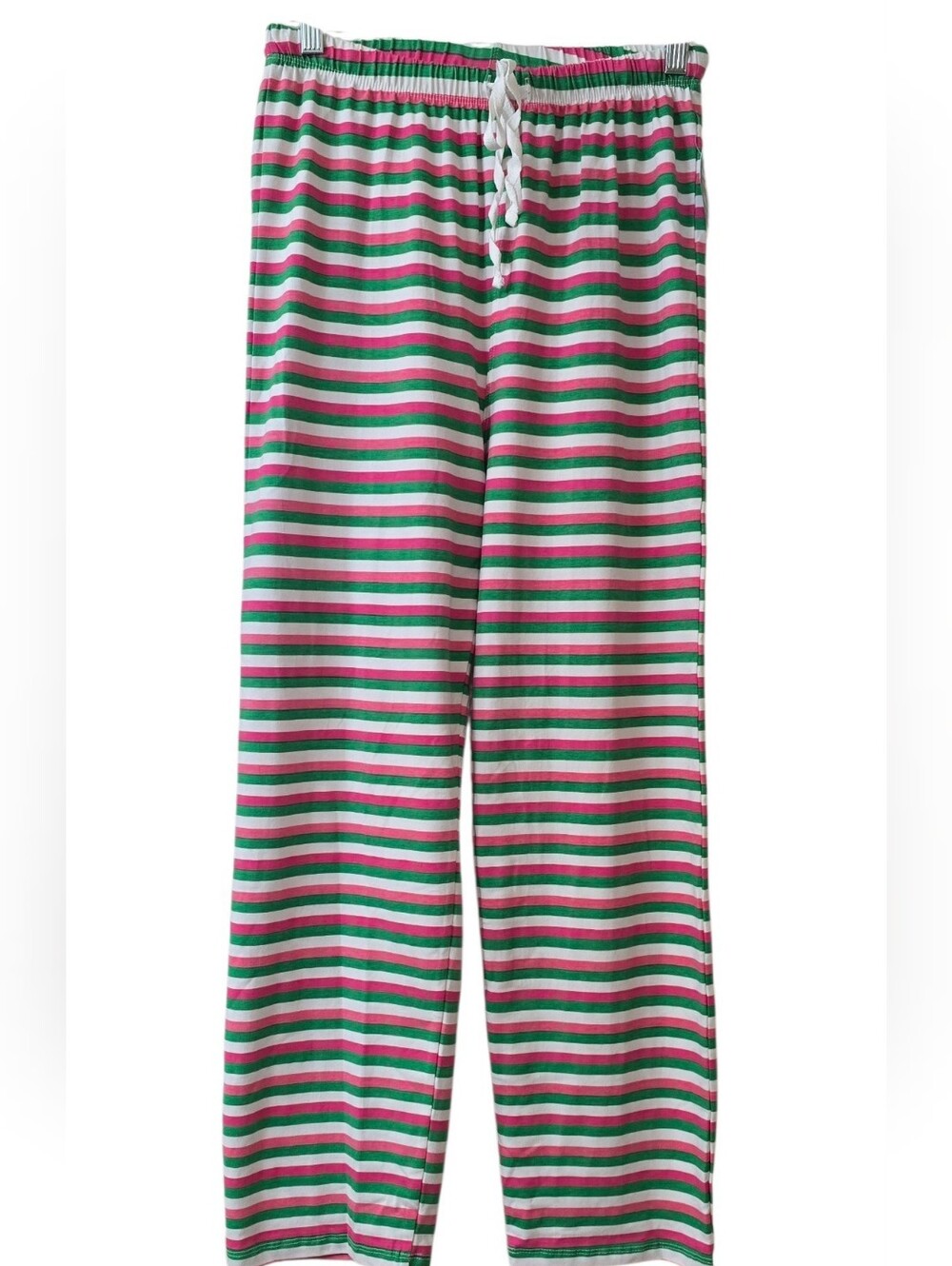 NWT Jane Marie Striped Pink & Green PJ/Lounge Pants Size S